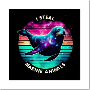 I Steal Marine Animals Posters and Art